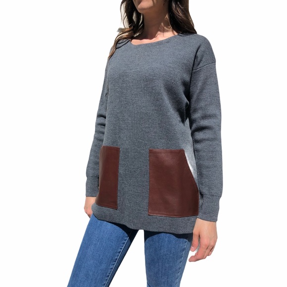 J. Crew- Oversized 100% Merino Wool Sweater - Picture 3 of 8